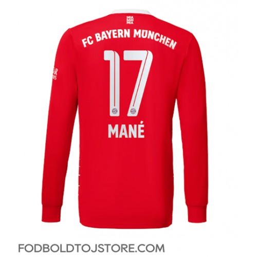 Bayern Munich Sadio Mane #17 Hjemmebanetrøje 2022-23 Langærmet